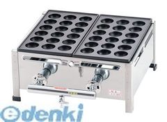 業務用たこ焼器 18穴2連 大玉 LP（プロパン）ガス用 - メルカリ