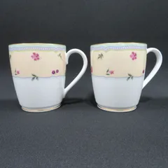 5782☆ノリタケ(noritake)■マグカップ■２客セット■送料込み