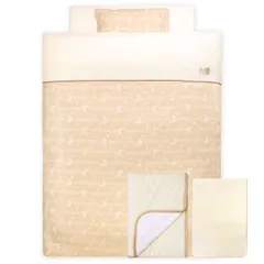 un doudou 日本製 ベビー布団セット 9点セット 70×120cm オーガニックコットン ダブルガーゼ ベビー用品 新品 新生児 全部洗える 出産準備 出産祝い ギフト 数量限定デザイン RF