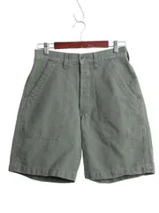 【お得なクーポン配布中!】 ギャップ ベイカー タイプ コットン ショート パンツ メンズ レディース 29 GAP ショーツ 短パン ハーフパンツ アーミー ミリタリー カーキ