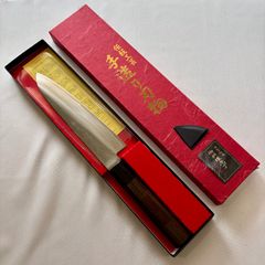 貴重品 越後鍛冶職人が刀匠技術で造った家弘光作艶消菜切り包丁 6本