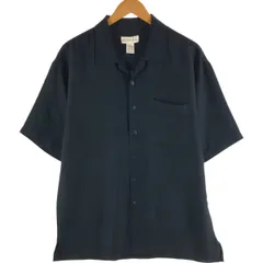 古着 MERONA 半袖 オープンカラー レーヨンシャツ ボックスシャツ メンズM相当/eaa535689
