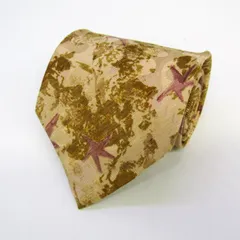 ダーバン ブランド ネクタイ シルク 多模様 PO メンズ ベージュ Durban 【中古】