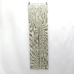 ◇ ⊂ ◎ ●未使用● feepur フェピュール ウエストゴム プリーツパンツ サイズM グリーン レディース E  【1503050018463】