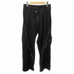 Argue Culture ワイドパンツ トラック スラックス 黒 男女兼用 org.jpg