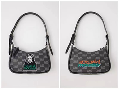 X-girl moussy コラボ XG MONOGRAM HOBO 美品ショルダーバッグ　斜め掛け