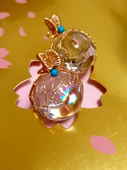 天然アイリスクォーツペンダント