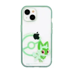 新品　対応 13 / ケース / 14 ニャオハ iPhone15 IIIIfit(イーフィット) POKE-870E ポケットモンスター グルマンディーズ