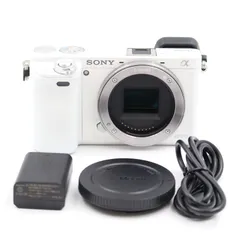 値下げ！【美品】SONY α6000 ミラーレスカメラ ホワイト オリジナル