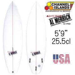 【JPN正規品】【USシェイプ】 チャンネルアイランド アルメリック サーフボード　CI プロ 5'9"×18 3/8"×2 1/4" 25.5L / ChannelIslands Almerrick SurfBoards The CI Pro Model