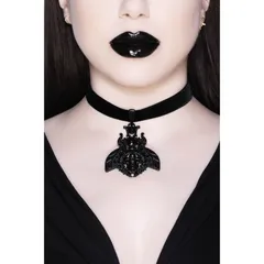 KILL STAR（キルスター）昆虫モチーフのチョーカー＊オールブラック　ゴス　ゴシック　ロック　パンク　病み系　地雷系　Y2K