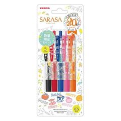 【限定セット】ZEBRA　サラサクリップ0.5　 20周年香り付き　5本セット