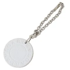 【正規 未使用】BVLGARI ロゴ刻印シルバーチャーム/3㎜ネックレスチェーン 正規 未使用】BVLGARI ロゴ刻印 黒銀チャーム/3㎜ネックレス