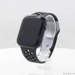 〔中古品〕 Apple Watch Series 7 Nike GPS + Cellular 45mm ミッドナイトアルミニウムケース アンスラサイト／ブラックNikeスポーツバンド【269】