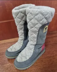 未使用品】SOREL グレー ファー付きブーツ 楽天市場】sorel