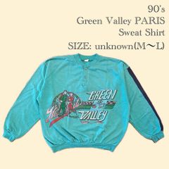 90's Green Valley PARIS Sweat Shirt - unknown(M〜L)
