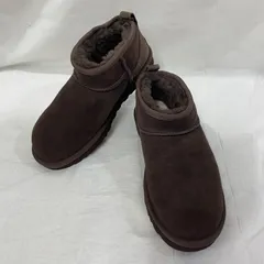 UGG アグ ブーツ ショートブーツ 1116109 Classic Ultra Mini ダークブラウン US7/24cm ムートンブーツ