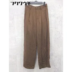 ◇ FREAK'S STORE フリークスストア タック パンツ サイズF ブラウン レディース 【中古】 【1002801816506】