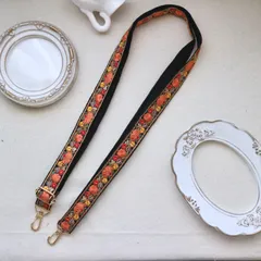 ショルダーストラップ　スマホショルダー　ストラップ　肩掛け　インド刺繍