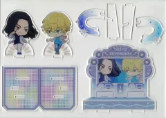 【中古】アクリルスタンド・アクリルパネル 場地圭介＆松野千冬 リズムゲーム 選べる!アクリルジオラマ 「くじ引き堂 東京リベンジャーズ オンラインくじ みに! Vol.2」 S-1-2賞