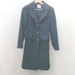 ◇ ⊇ PEACH JOHN ピーチジョン ウール、アンゴラ混合 長袖 コート サイズXS ブラック レディース E  【1502180056611】のサムネイル