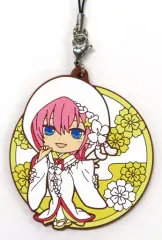 【中古】雑貨 中野一花/白無垢 ラバーストラップ きゅんキャラいらすとれーしょんず 「一番くじ 映画 五等分の花嫁 ～幸せの結び～」 M賞