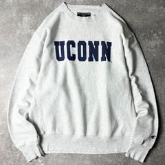00s Champion カレッジ プリント オリジナル リバースウィーブ スウェット トレーナー M / 00年代 オールド チャンピオン 霜降り グレー