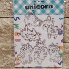 6個セット アートプレート 【ユニコーン】 サンキャッチャー プレート