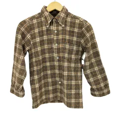 ペンドルトン PENDLETON 70S USA製 ウールチェック BDシャツ レディース import：L のサムネイル
