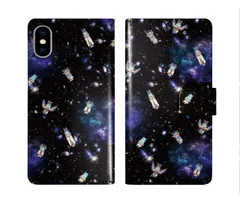 [iPhone12 Mini] iPhone16 Pro ケース スカラー スマホケース 手帳型 iPhone16 Plus ケース アイフォン16 15 14 13 12 11 スマホカバー 全機種対応 手帳 ScoLar 宇宙 ファンタジー 総柄 ダイアリ