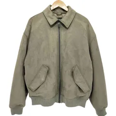 ザラ ZARA フェイクスエード ボンバージャケット メンズ import：M 