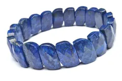ラピスラズリ（着色）  15mm バングル パワーストーン 天然石 _RLA3408-7