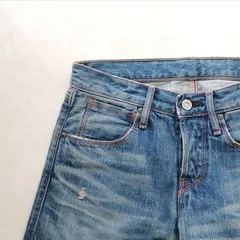 D.M.G ドミンゴ 　デニムジーンズ　ダメージ加工　サイズSS　日本製