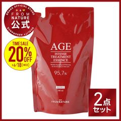 【ブランド公式】フロムネイチャー AGE エッセンス リフィル 340ml×2点 化粧水 大容量 詰め替え エイジ 韓国コスメ スキンケア 基礎化粧品