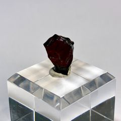 美品】バナジナイト結晶 モロッコ ミブラデン 鉱物標本 天然石 赤 褐鉛