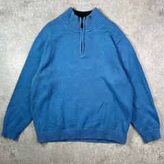 L.L.Bean エルエルビーン ハーフジップ コットンニットセーター メンズXL相当 