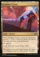 【中古】マジックザギャザリング 0254[C]：【OTJ】【FOIL】Conduit Pylons/導路の塔門