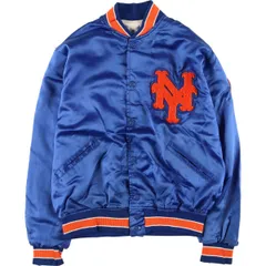 90s／極美品　STARTER　ニューヨークメッツ　スタジャン　ブルー　Mサイズ 90s／極美品STARTERニューヨークメッツスタジャンブルーMサイズ