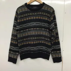 nano・universe ナノユニバース ニット、セーター 長袖 672-0222025 フェアアイル柄