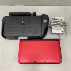 〈動作確認済み〉　ニンテンドー　3DS LL レッド　充電器あり　ゲーム付き