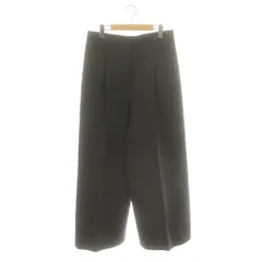 サルヴァトーレフェラガモ Salvatore Ferragamo バージンウール タックワイドパンツ スラックス 44 グレー /AQ ■OSのサムネイル