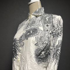 【24時間以内発送】美品✨　ETRO シャツ長袖　ブラウス　サイズ44
