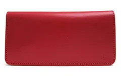 革蛸／KAWATAKO 長財布 財布 ウォレット メンズ 男性 男性用レザー 革 本革 レッド 赤  台形ロングワレット サードタイプ 小銭入れあり 二つ折り 定番