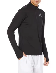[アディダス] ランニング 長袖 Tシャツ オウン ザ ラン 1/2ジップ 長袖Tシャツ BL769 メンズ ブラック(GT8936) O [ブラック(GT8936)] [O]