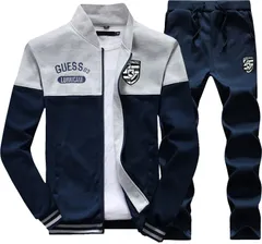 XL_グレー [エアバイ] ジャージ メンズ 上下 セットアップ スエット トレーナー 上下セット 長袖 部屋着 スポーツ スウェット パンツ 2点セット 秋 冬 春 紺 韓国系 野球 厚手 無地 お兄系 細い 長 長い 長ズボン ロング丈 ロングパンツ トッ