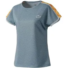 【新品】【Lサイズのみ】prince(プリンス) 吸汗速乾 半袖 テニス ウェア レディース・ウィメンズ ゲームシャツ モカ　WF1065-161