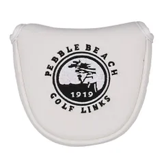 ゴルフヘッドカバー・ パターカバー(マレット型) オデッセイ 2ボール 対応 半円型 刺繍 樹