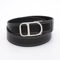 ディオール・オム DIOR HOMME ベルト CDロゴ レザー ベルト メンズ Used Aのサムネイル