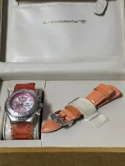 TECHNOMARINE レディース腕時計 皮ベルトレッド テクノマリーン