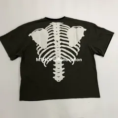 kapital キャピタル 天竺 2tone ボーンプリント Tシャツ